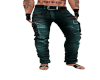 *LB* Teal black pants