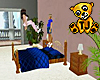 tj jumping bed blue