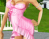 *T* Pink Ruffle Dress