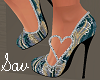 Green Celtic Heels