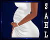 LS~MATERNITY GOWN WHT