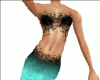 black teal mermaid tail
