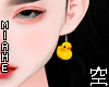 空 Duck Earring 空