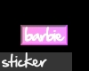 |SE| Barbie Vip Sticker