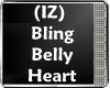 (IZ) Bling Belly Heart