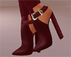 LKC Vinered Ankleboot