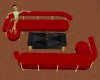 Ravishing Red Sofa Set