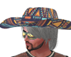 Boho Cowboy Hat w Hair