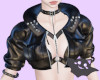 ☽ Latex Jacket Black