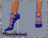 Blue and Lace Shoes