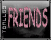 Friends word sticker