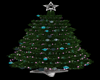 Teal Christmas tree