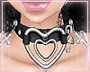 Heart Choker Black ꔫ