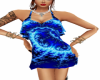 Blue Wave Party Dress