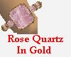 [VDG]Rose Quartz in Gold