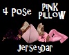 4 Pose Friends Pillow