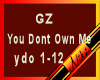 You Dont Own Me YDO 1-12