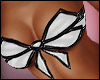 # XMAS bow top: white