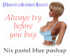 Mix pastel blue pushup