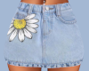 Denim Flower Skirt