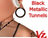 Black Metallic Tunnels