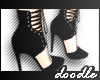 Laced Heels | Black