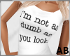 !A Worded Tee Shirt Whit