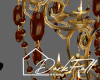 Gold Crystals Chandelier
