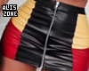 [AZ] RLL  leather skirt