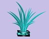 Animated Teal Plants