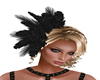 Black Sparkle Head Dress