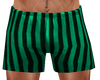 teal/blk striped boxers