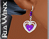 Purpleness Earrings