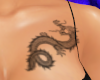 dragon chest tattoo