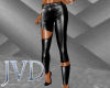 JVD Black Leather Pants