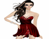 ^CA^ Sequins Red Dresses