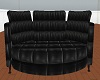 Black Oval shape sofa