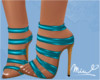 PICCA TEAL HEELS