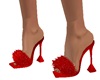 Glitter Fur Red Heels
