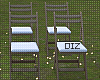!!D Wedding Chairs Blue