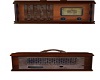 antique radio front & ba