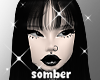 s! aliyah black + bangs