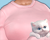 Cozy Kitty Sweater Pink