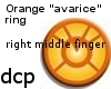 [dcp] orange ring rm