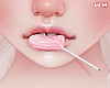 w. Pink Heart Lollipop