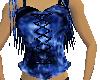 eletric blue corset