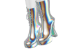 chromic ~ laced up boots