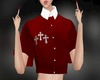 Gothic Cross Red Top
