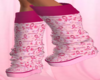 Pink Ribbon Boots