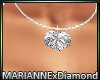 MxD heart necklace